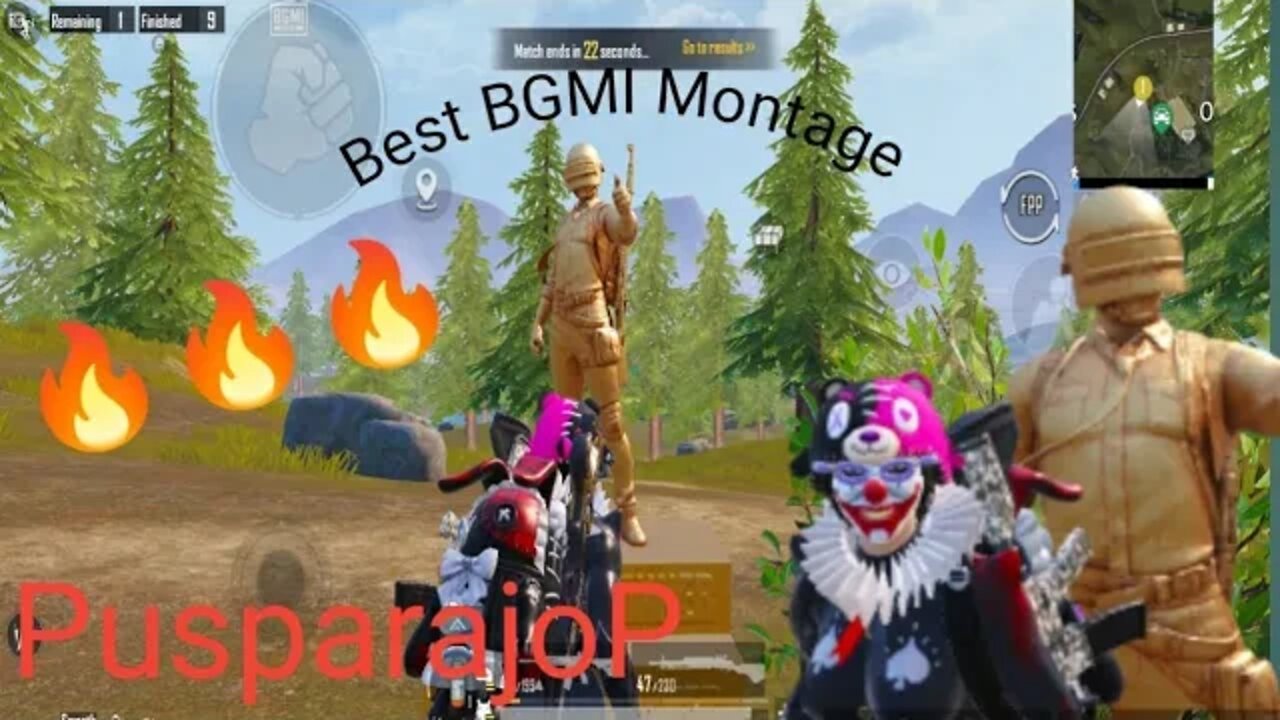 best bgmi montage 🔥🔥🔥| pushparaj😱😱#snax #jonathangaming #pubgmobile