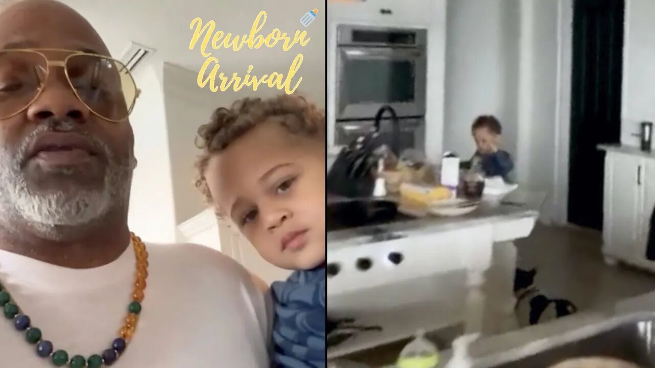 Dame Dash Son Dusko Makes Breakfast For Daddy! 👨🏾‍🍳