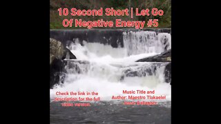 10 Second Short Of Let Go Of Negative Energy | #meditation #shorts #shortsvideo #waterfall #5