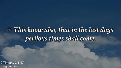 Sunday Morning, April 16th - Perilous Times - Brother Grady