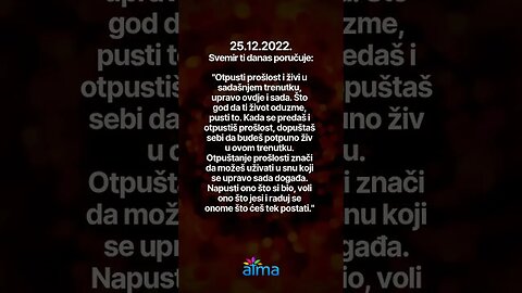 Poruka Svemira 25.12.2022. 💙