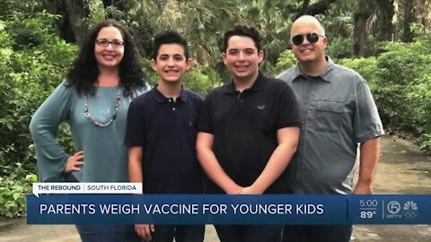 Parents contemplate COVID-19 vaccines for children