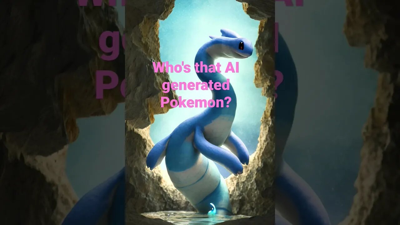 AI generated Dratini #whosthatpokemon #pokemon