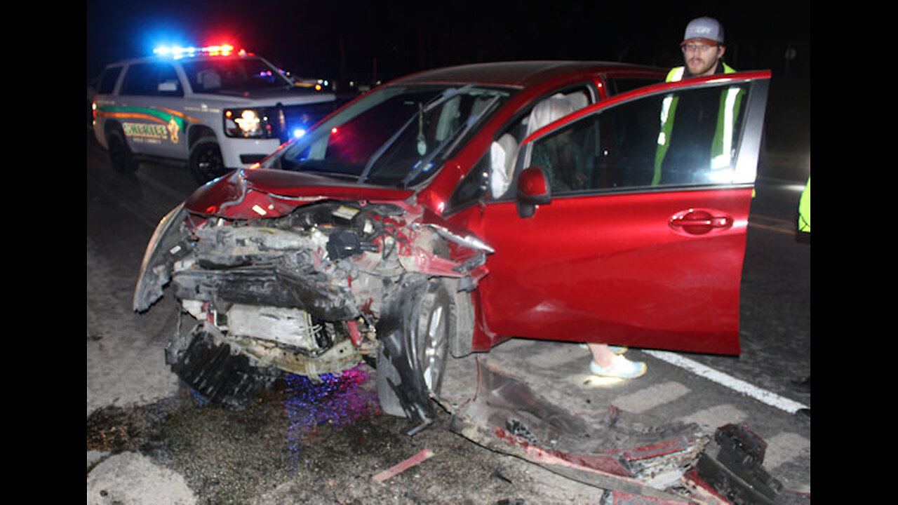 2 VEHICLE ACCIDENT HOSPITALIZES 1, BLANCHARD TEXAS, 03/20/24...