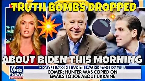 Truth B*mbs 💣 Dropped this morning on Fox News about Hunter Investigation💥