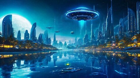 #alien, #city, #ufo, #planet, #universe