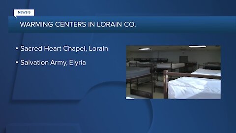 With temperatures drastically dropping, warming centers open in Lorain, Summit counties for those in need