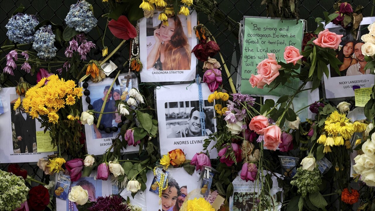 Memorial Wall Grows For Victims Of Surfside Condo Collapse