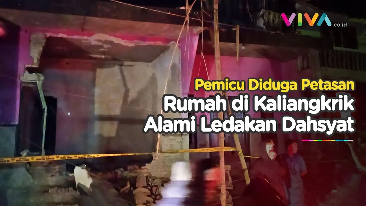 Ledakan Dahsyat Diduga Petasan Rusak Rumah di Kaliangkrik Magelang