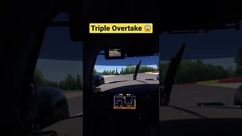 Triple Overtake LMP1 😱 #shorts #assettocorsa #simracing #forzahorizon5