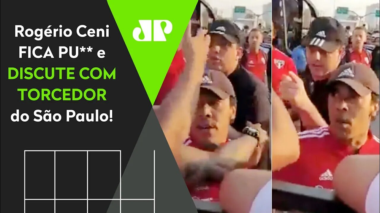 MEU DEUS! Rogério Ceni PARTE PRA CIMA e DISCUTE com torcedor do São Paulo na CHEGADA a Cuiabá!
