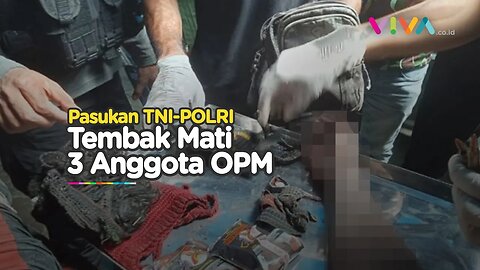 Intai Pakai Drone, Pasukan TNI-Polri Tembak Mati 3 OPM