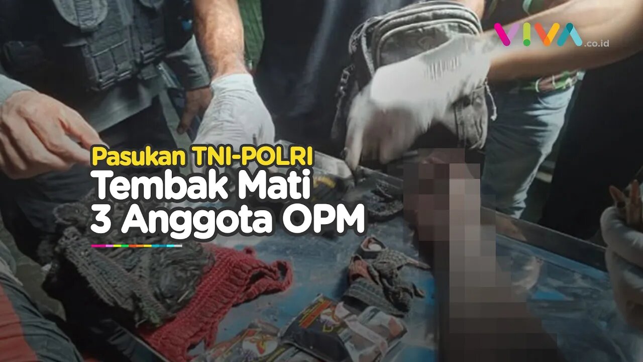 Intai Pakai Drone, Pasukan TNI-Polri Tembak Mati 3 OPM