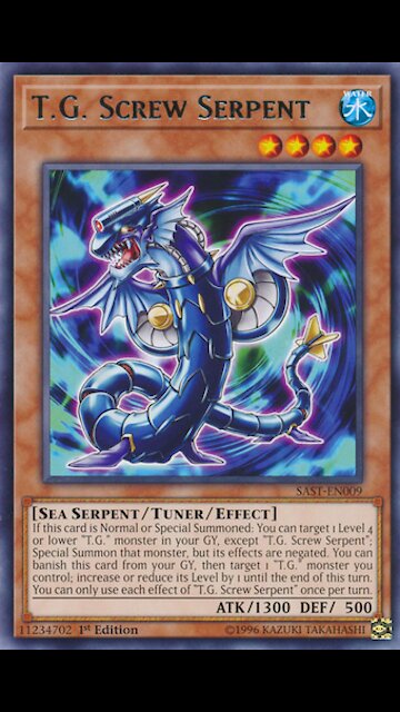 Yu-Gi-Oh! Duel Links - T.G. Screw Serpent Gameplay (Box No. 33 Antinomic Theory UR Card)
