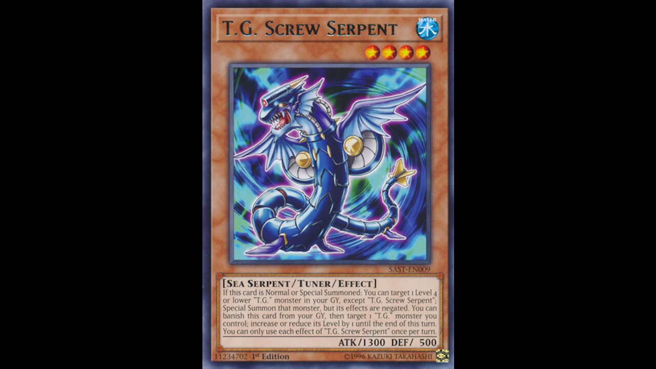 Yu-Gi-Oh! Duel Links - T.G. Screw Serpent Gameplay (Box No. 33 Antinomic Theory UR Card)