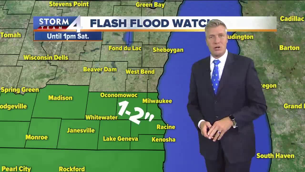 Flash flood watch in effect until Saturday