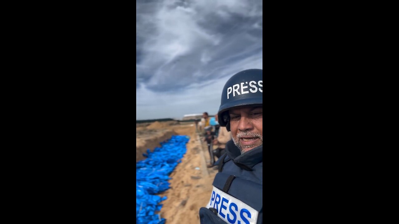 ⚡️Mass graves being built in Gaza, this is Genocide
