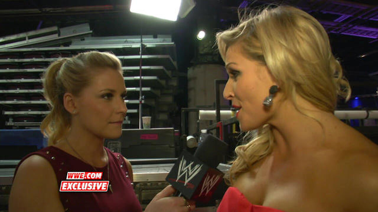 Natalya is unhappy with AJ Lee @0vikash