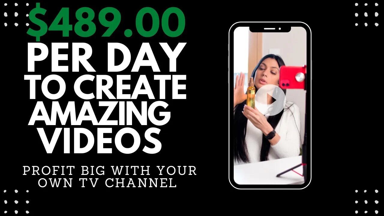 Profit Big With Your Own TV Channel.