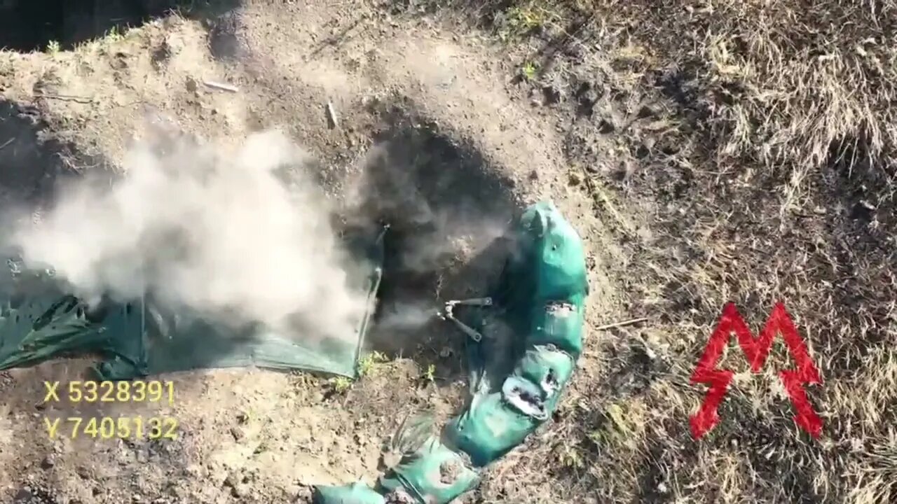 Sparta destroys enemy positions in the area of Village Opitnoe
