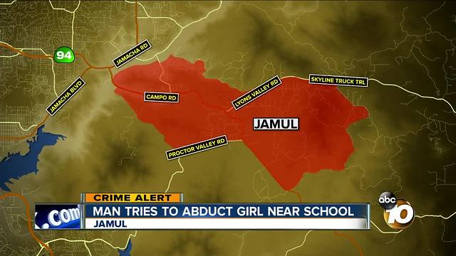 Man tries to abduct girl near school