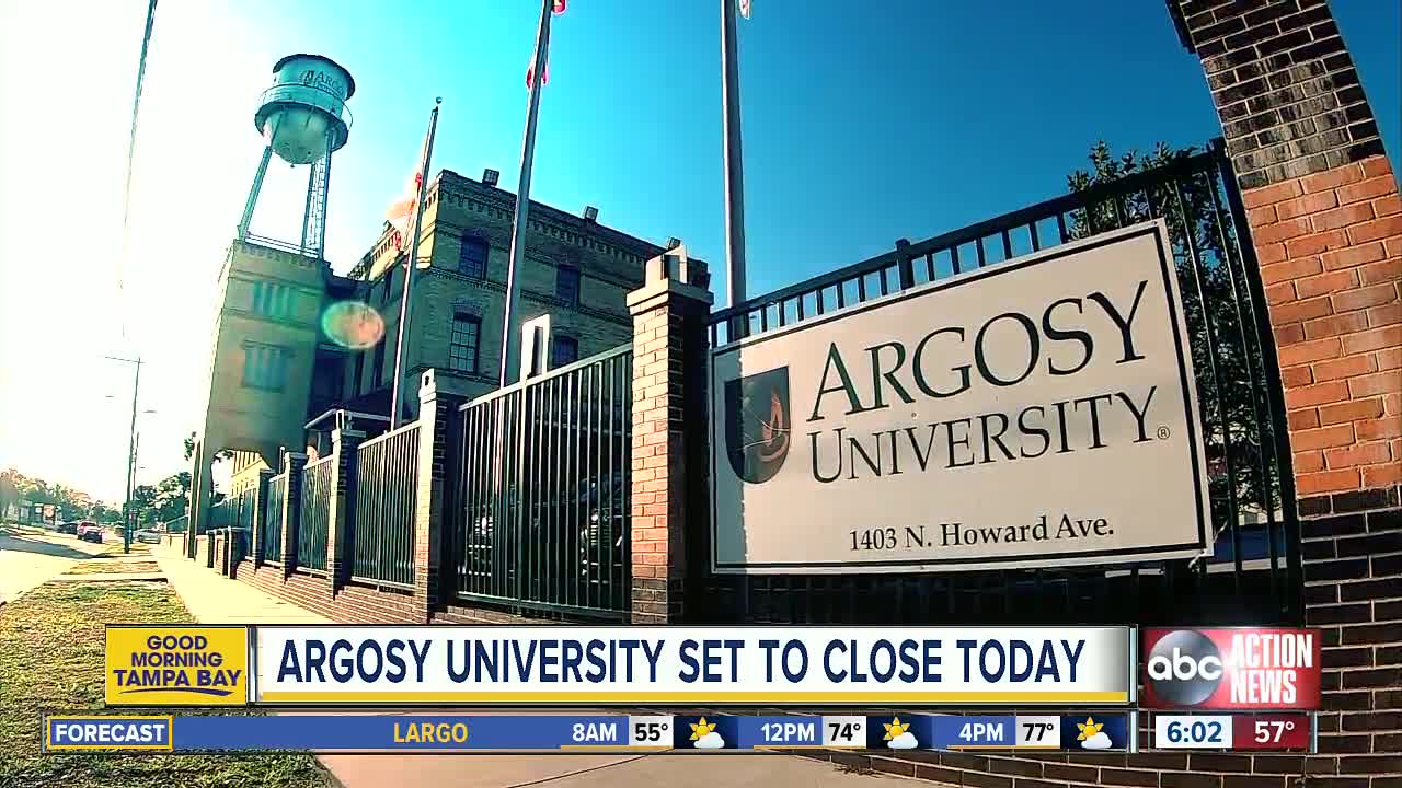 Argosy University in Tampa prepares students for closure