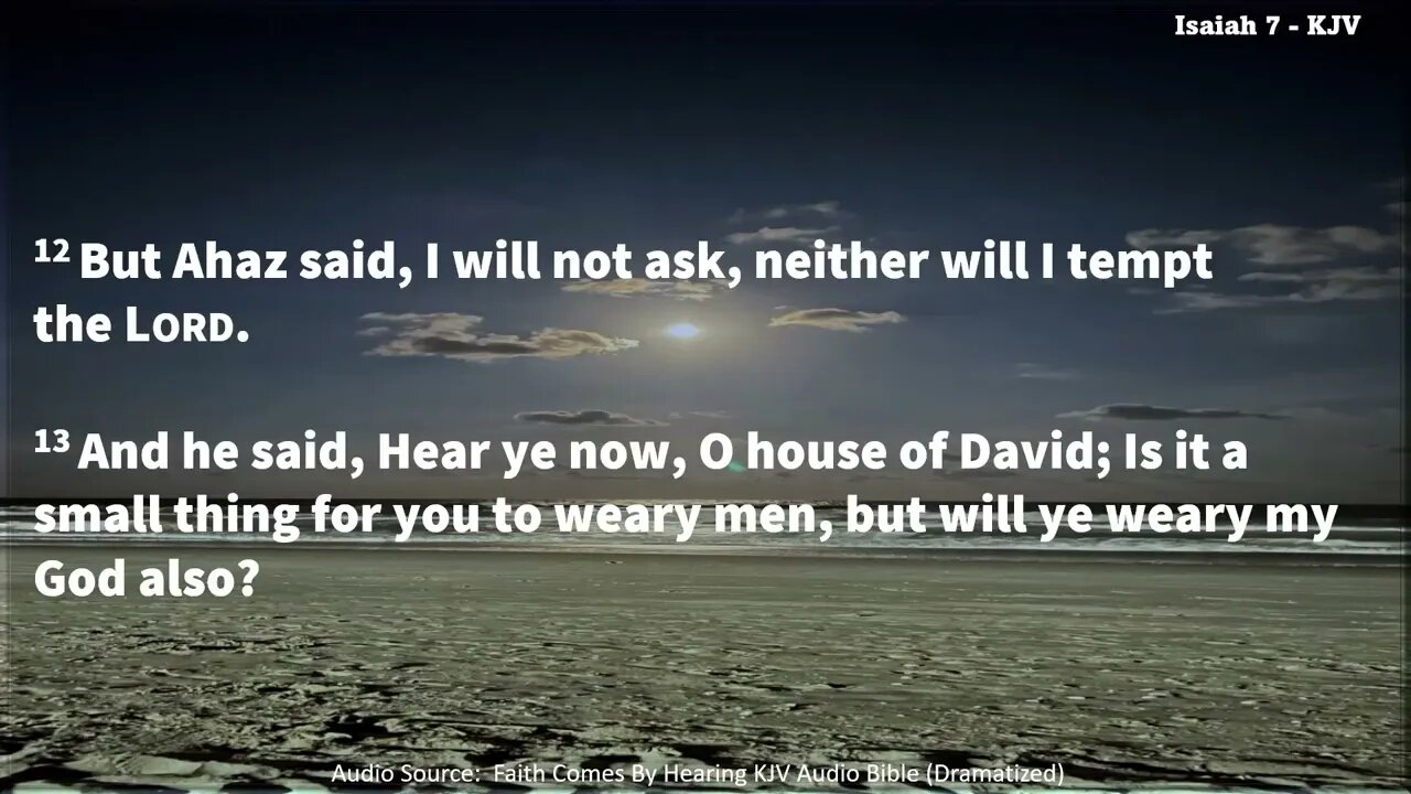 Isaiah 7 - The Sign of Immanuel