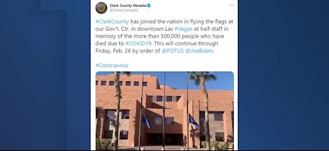 Gov. Sisolak orders flags at half-staff to honor 4,900 Nevadans who died from COVID-19