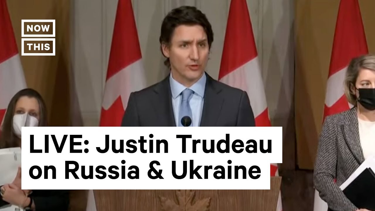 Justin Trudeau Discusses Ukraine and Russia I LIVE