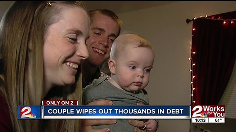 Oklahoma couple pays off mounds of debt