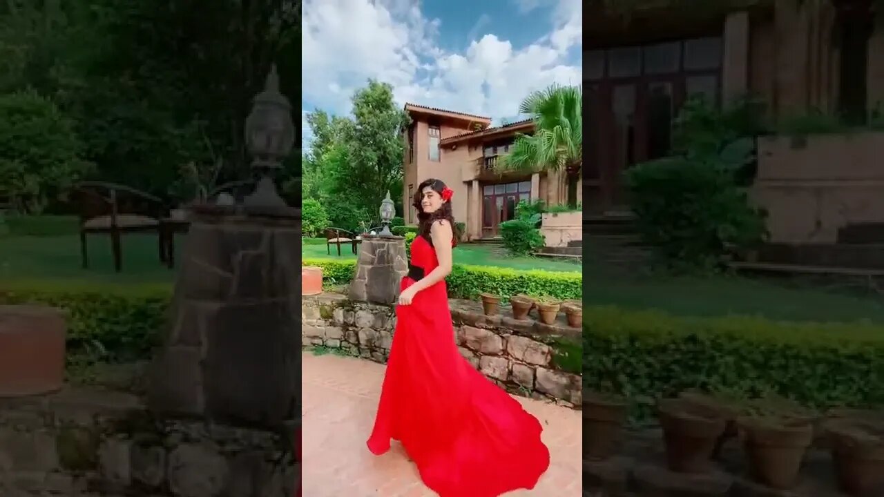 How's my red dress #shorts