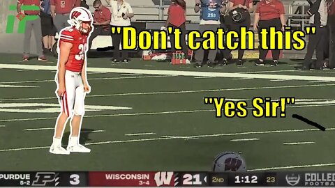 The Returner is TERRIFIED of this Punter 💀😂