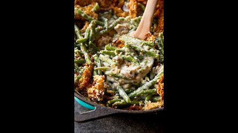 Bacon and Green bean casserole