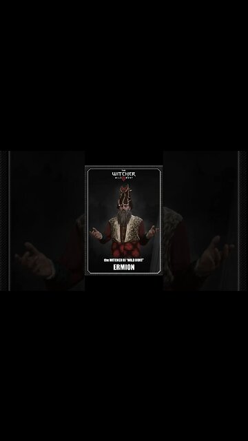Witcher III Character Cards
