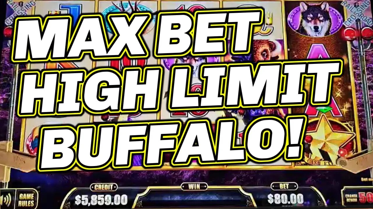 BUFFALO SLOT MADNESS! 🎰 MAX BETTING HIGH LIMIT BUFFALO GOLD & LUXURY LINE!