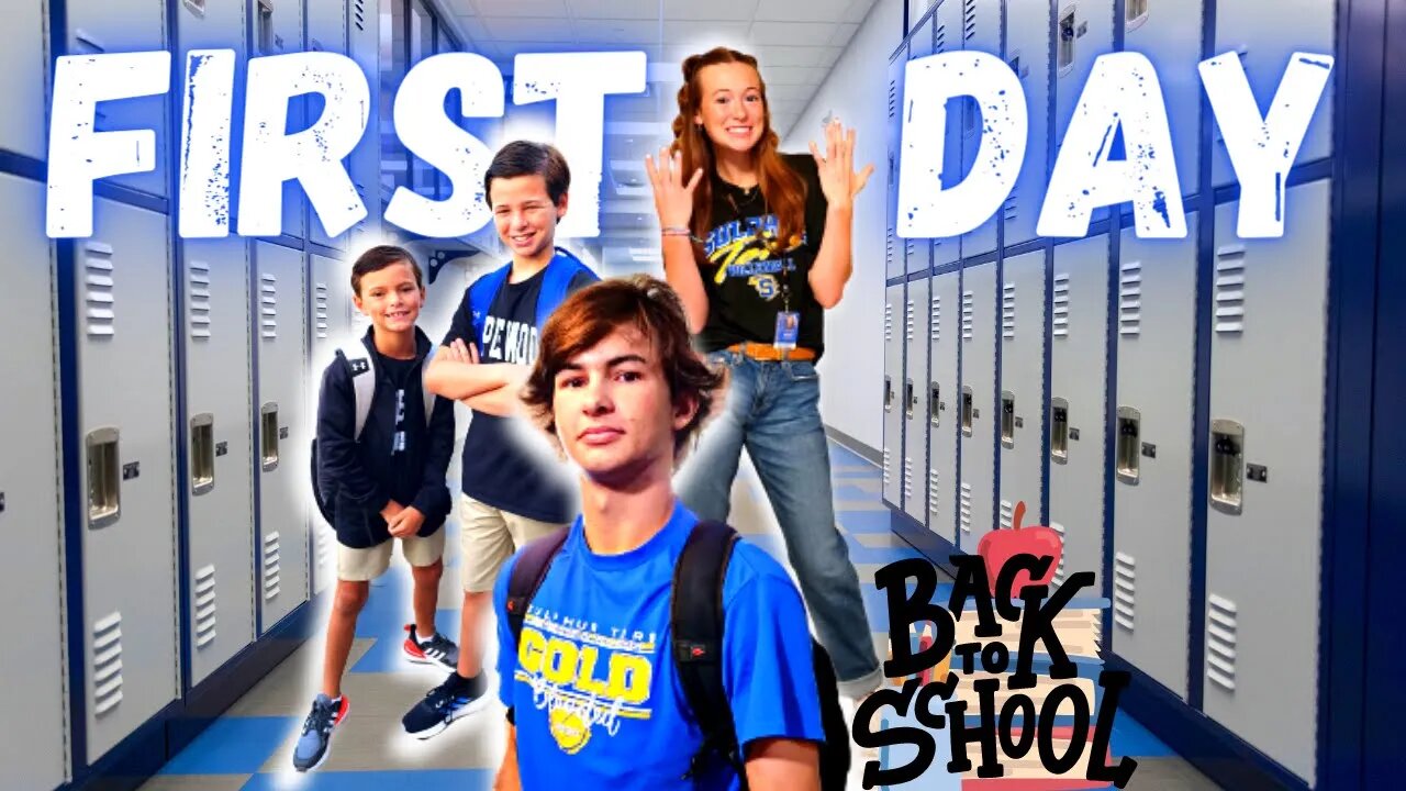 First Day of School with 8 kids