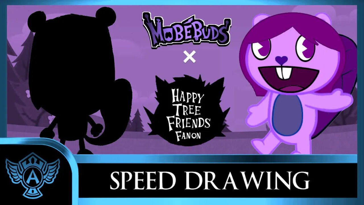 Speed Drawing: Happy Tree Friends Fanon - Nowah | Mobebuds Style