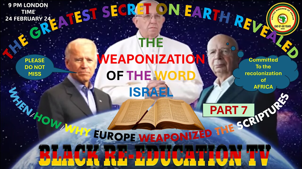 AFRICA IS THE HOLY LAND || THE WEAPONIZATION OF THE WORD ISRAEL