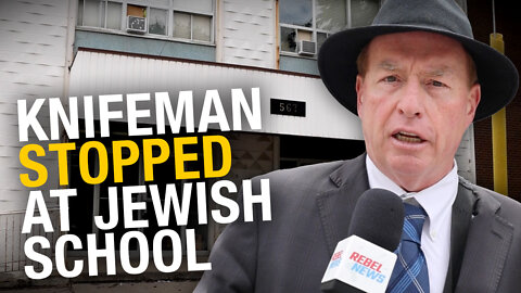 Cook TAKES OUT knifeman at Toronto Jewish school