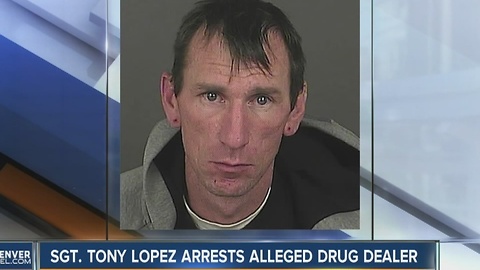 Sgt. Tony Lopez Jr. arrests alleged drug dealer