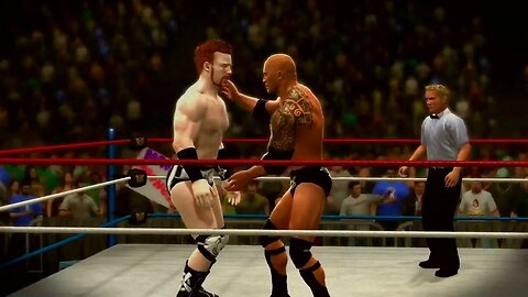 WWE 2K14 Gameplay The Rock vs Sheamus