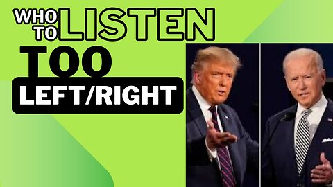 Who to Vote for? Right/Left