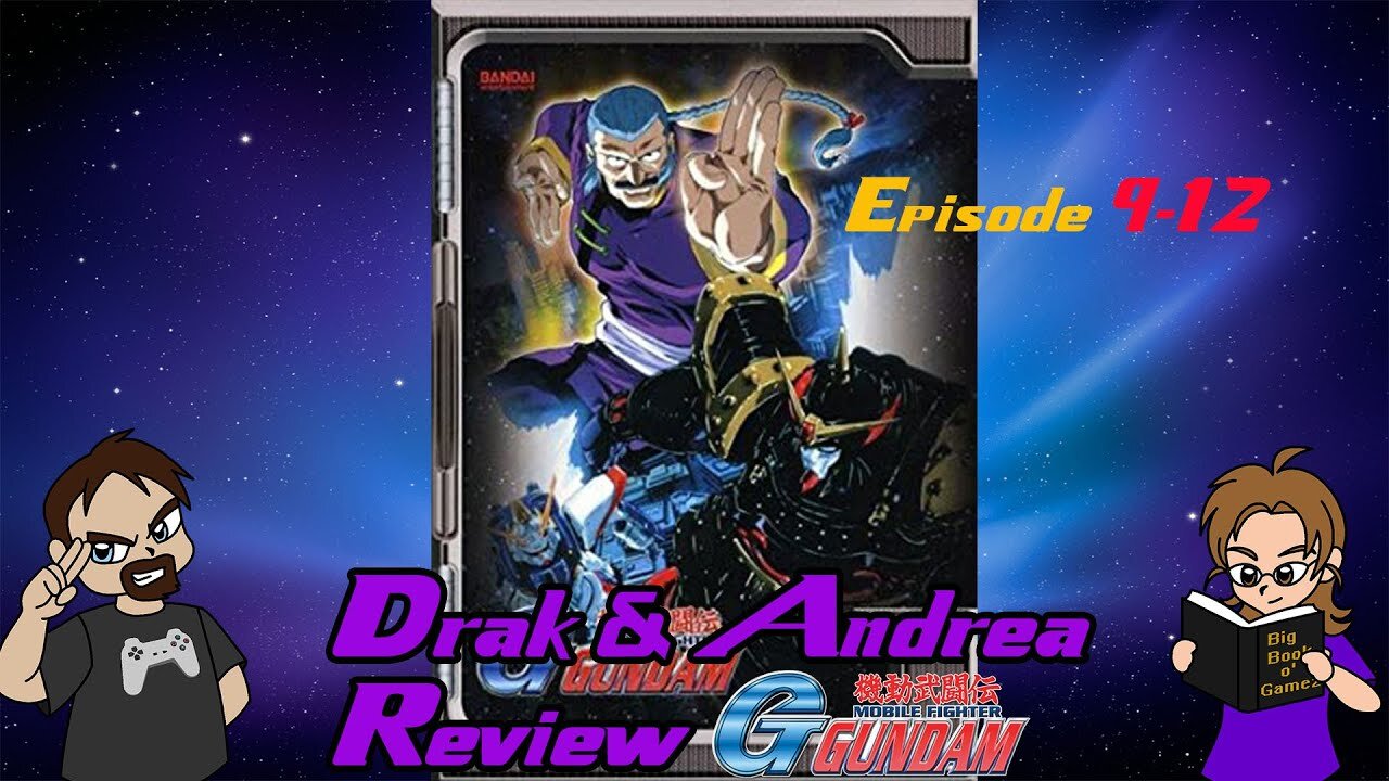 LAUNCH ME DOMON!! Drak & Andrea Review Mobile Fighter G Gundam - Episodes 9-12