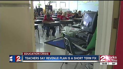 Teachers say revenue is a short term fix