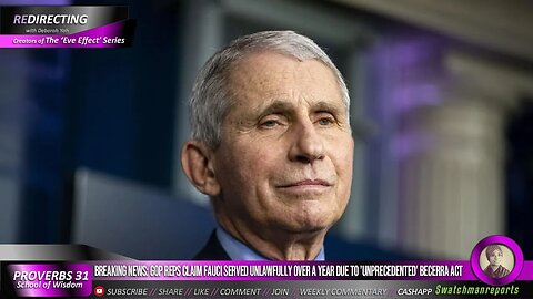 BREAKING NEWS: GOP Reps Claim Fauci Served Unlawfully While Others Want him Arrested