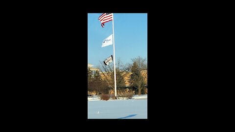 BLM Flag at Pfizer