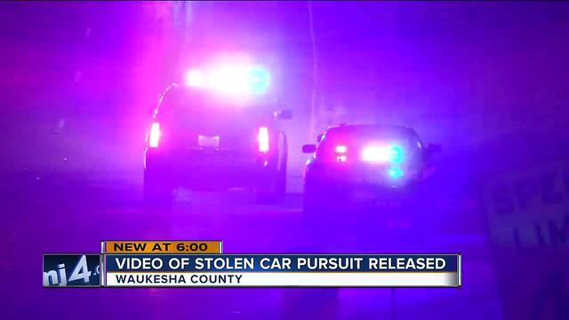 Waukesha Sheriff dash cam captures high speed chase