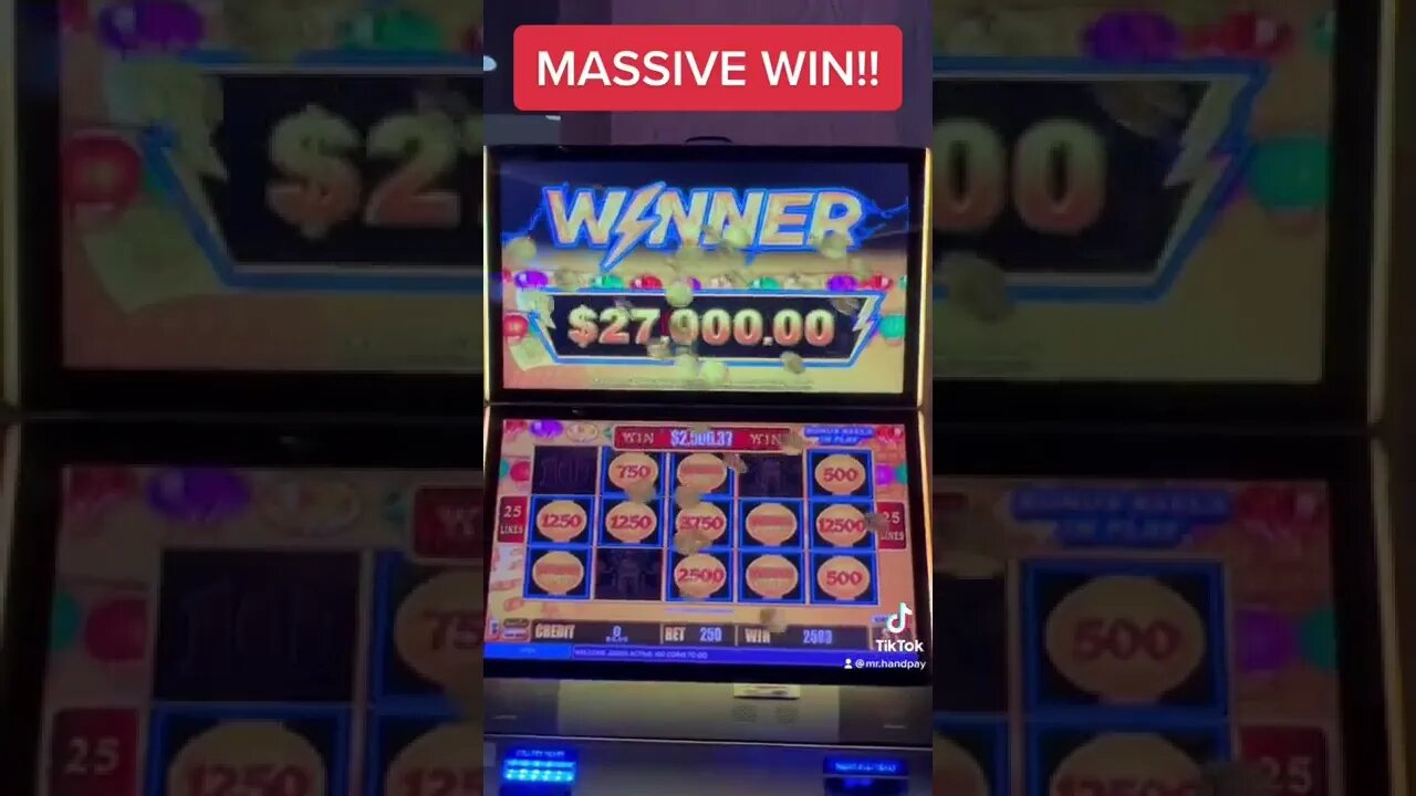 MASSIVE $27,000 Hand Pay on Lucky Lantern! #shorts