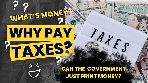 Why Pay Taxes? So Many questions....