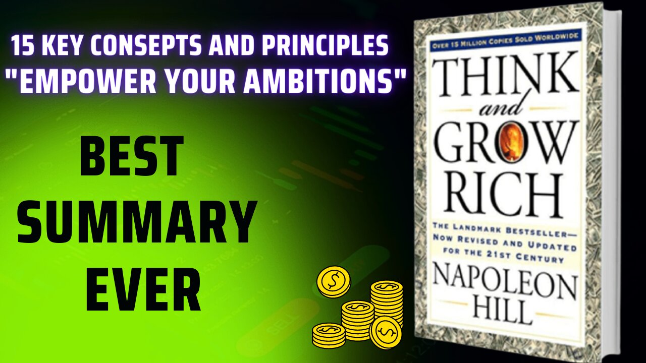 Think and Grow Rich | Book Summary | 15 key Concepts and Principles | Learn Elevate